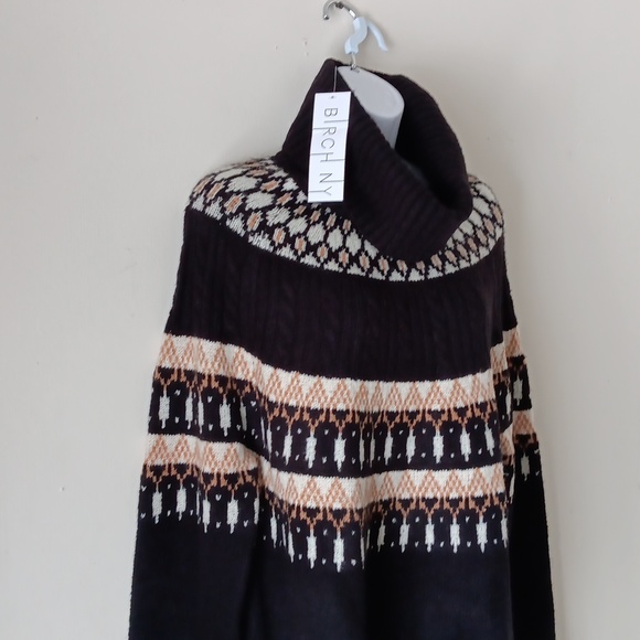 BIRCH NY sweater sz large cowl neck sift NWTs - Picture 5 of 12